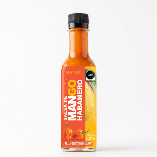 Salsa a la Leña Mango Habanero 250ml