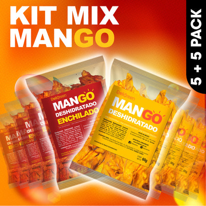 Kit 10x Mix Mango Deshidratado 60g