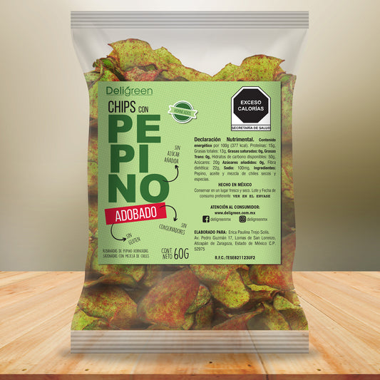 Chips de Pepino Adobado 60g