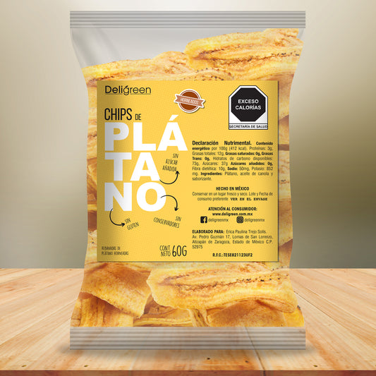 Chips de Plátano Natural 60g