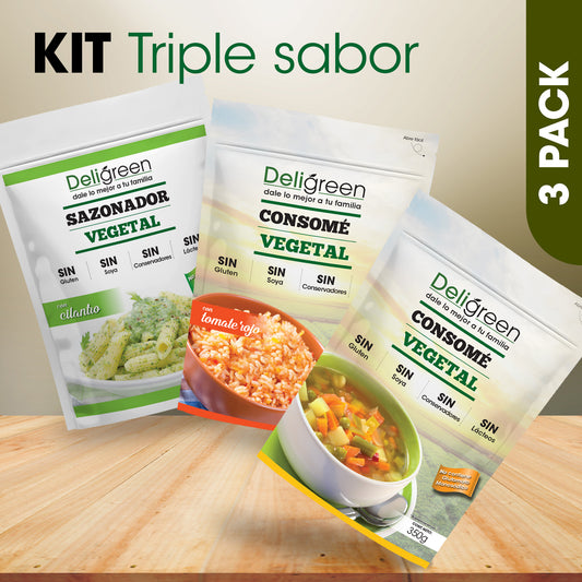 Kit Sazonador Triple Sabor